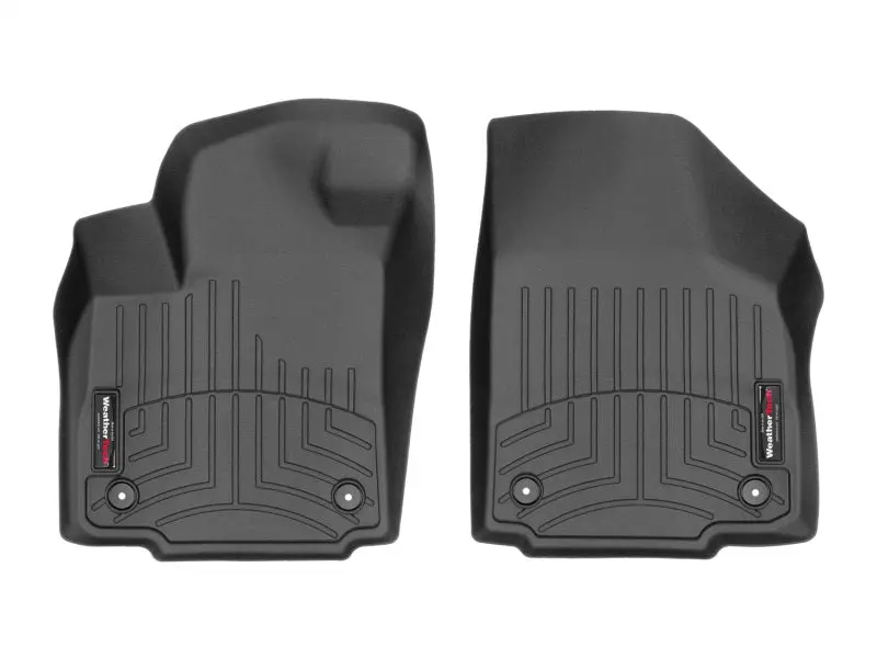 Weathertech Front Floor Liners For 2016+ Toyota Tacoma – Manual Transmission Fit Only (Black) 1