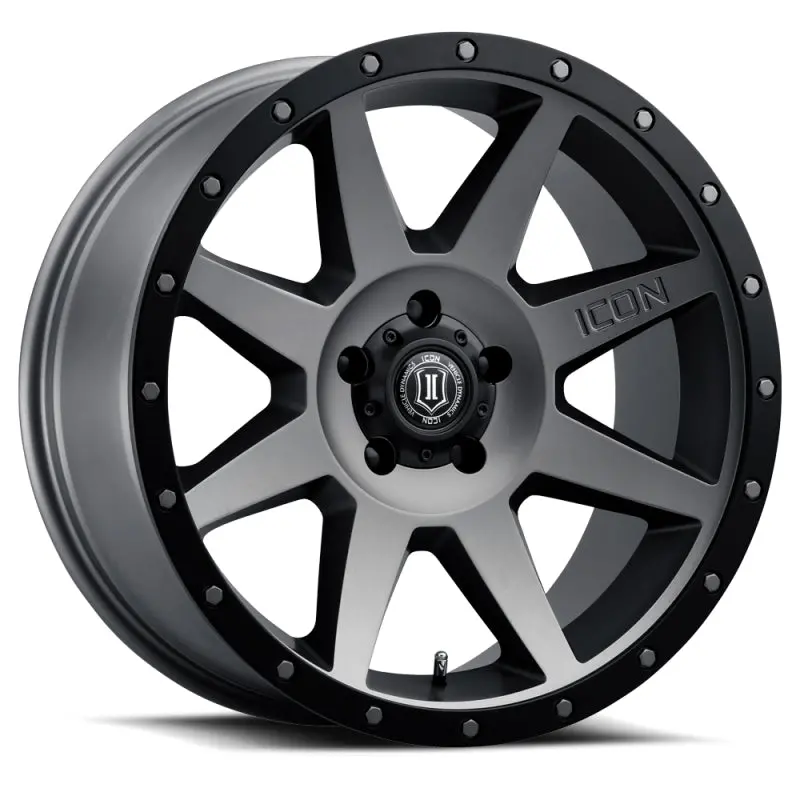 Icon Rebound 20X9 5X150 16Mm Offset 5.625In Bs Titanium Wheel 1